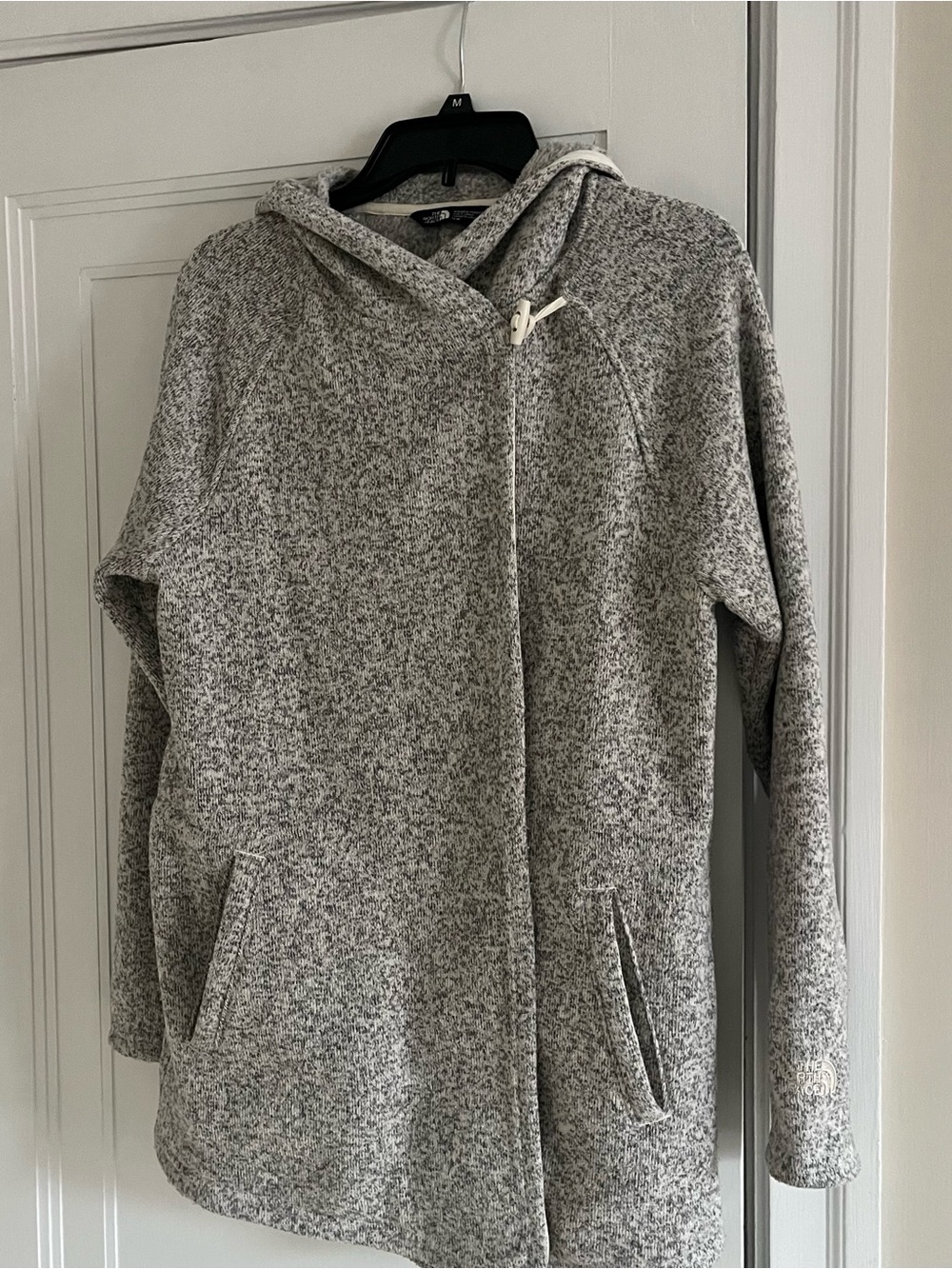 The North Face Women's Light Heather Gray Hooded Trench